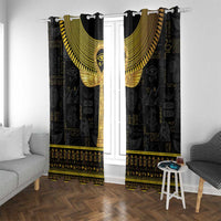 The Ankh Egyptian Hieroglyphs Window Curtain - Wonder Print Shop