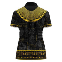 The Ankh Egyptian Hieroglyphs Women Polo Shirt - Wonder Print Shop