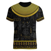 The Ankh Egyptian Hieroglyphs Women V-Neck T-Shirt - Wonder Print Shop