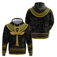The Ankh Egyptian Hieroglyphs Zip Hoodie - Wonder Print Shop