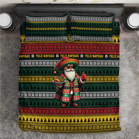 Mexican Santa Sombrero Bedding Set Feliz Navidad Mexico - Wonder Print Shop