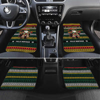 Mexican Santa Sombrero Car Mats Feliz Navidad Mexico - Wonder Print Shop