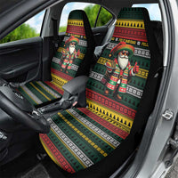 Mexican Santa Sombrero Car Seat Cover Feliz Navidad Mexico - Wonder Print Shop