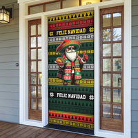 Mexican Santa Sombrero Door Cover Feliz Navidad Mexico - Wonder Print Shop