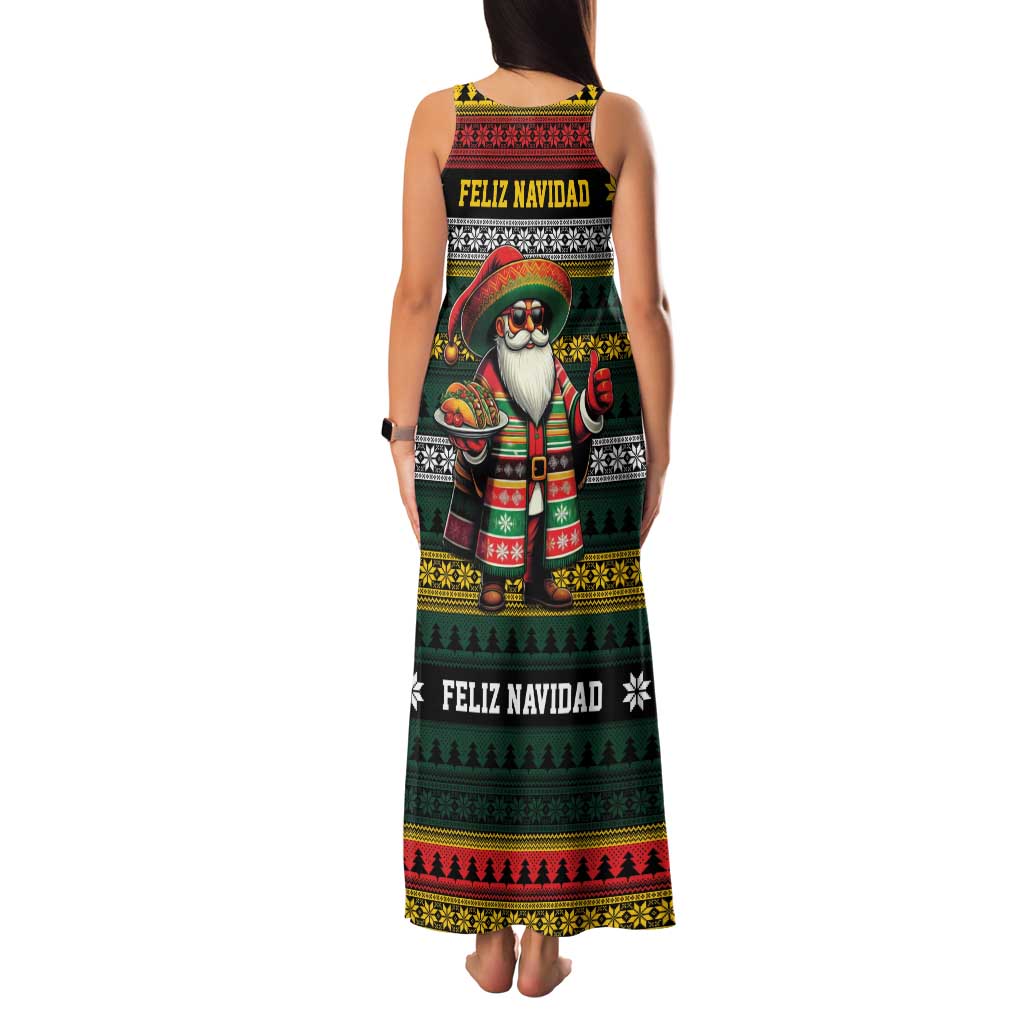 Mexican Santa Sombrero Family Matching Tank Maxi Dress and Hawaiian Shirt Feliz Navidad Mexico - Wonder Print Shop