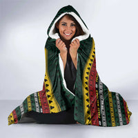 Mexican Santa Sombrero Hooded Blanket Feliz Navidad Mexico - Wonder Print Shop