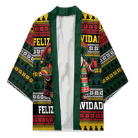 Mexican Santa Sombrero Kimono Feliz Navidad Mexico - Wonder Print Shop