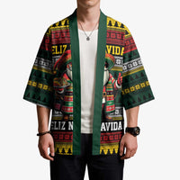 Mexican Santa Sombrero Kimono Feliz Navidad Mexico - Wonder Print Shop