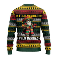 Mexican Santa Sombrero Ugly Christmas Sweater Feliz Navidad Mexico - Wonder Print Shop