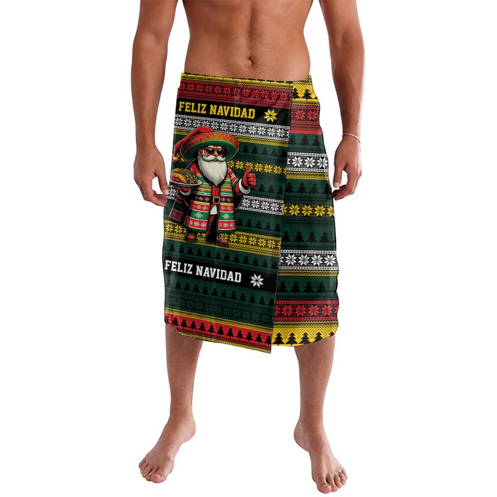 Mexican Santa Sombrero Lavalava Feliz Navidad Mexico - Wonder Print Shop