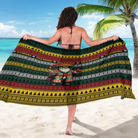 Mexican Santa Sombrero Sarong Feliz Navidad Mexico - Wonder Print Shop