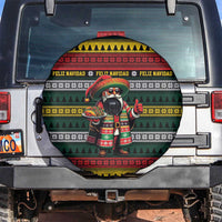 Mexican Santa Sombrero Spare Tire Cover Feliz Navidad Mexico - Wonder Print Shop