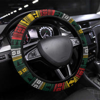 Mexican Santa Sombrero Steering Wheel Cover Feliz Navidad Mexico - Wonder Print Shop
