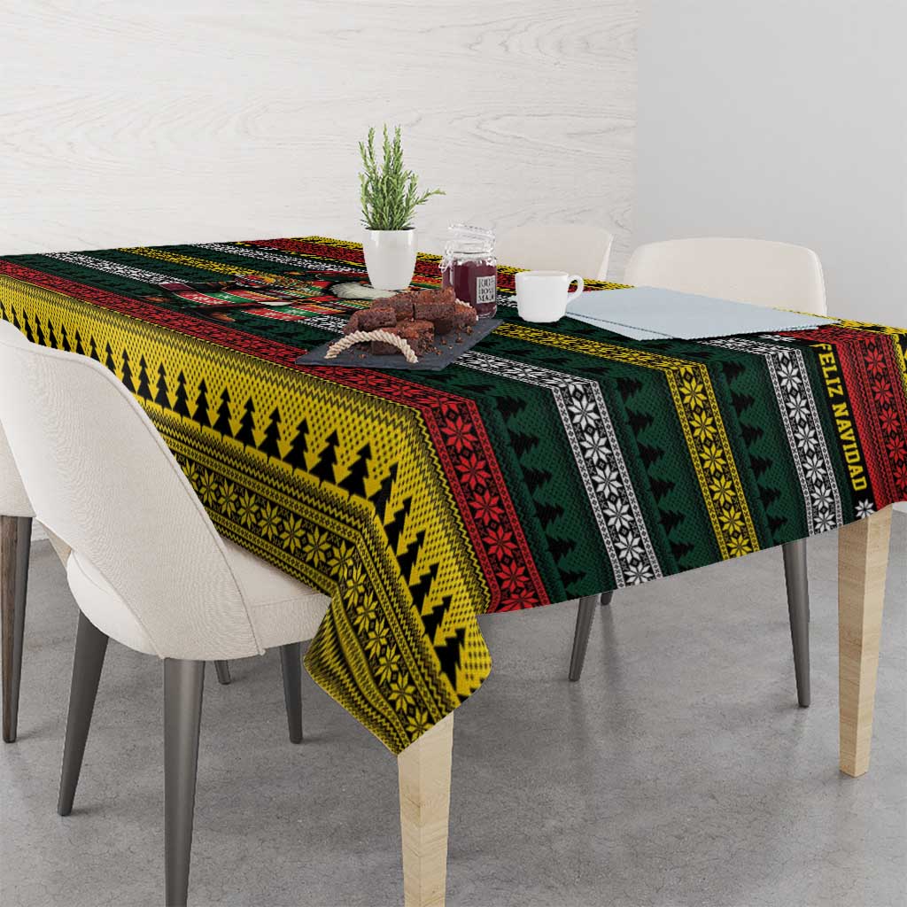 Mexican Santa Sombrero Tablecloth Feliz Navidad Mexico - Wonder Print Shop