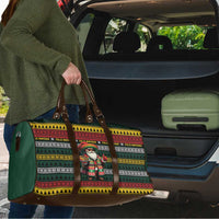 Mexican Santa Sombrero Travel Bag Feliz Navidad Mexico - Wonder Print Shop