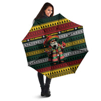 Mexican Santa Sombrero Umbrella Feliz Navidad Mexico - Wonder Print Shop