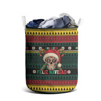 Mexican SEIS Siete 67 Meme Laundry Basket Feliz Navidad Mexico - Wonder Print Shop
