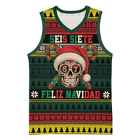 Mexican SEIS Siete 67 Meme Basketball Jersey Feliz Navidad Mexico - Wonder Print Shop