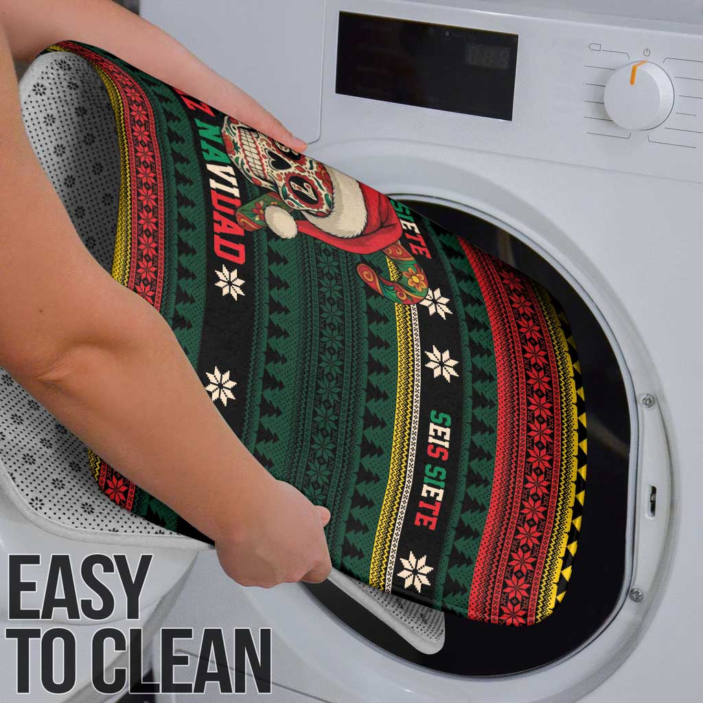 Mexican SEIS Siete 67 Meme Bathroom Set Feliz Navidad Mexico - Wonder Print Shop