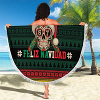 Mexican SEIS Siete 67 Meme Beach Blanket Feliz Navidad Mexico - Wonder Print Shop