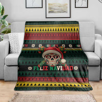 Mexican SEIS Siete 67 Meme Blanket Feliz Navidad Mexico - Wonder Print Shop