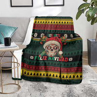 Mexican SEIS Siete 67 Meme Blanket Feliz Navidad Mexico - Wonder Print Shop
