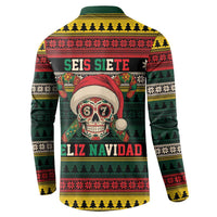 Mexican SEIS Siete 67 Meme Button Sweatshirt Feliz Navidad Mexico - Wonder Print Shop