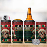Mexican SEIS Siete 67 Meme 4 in 1 Can Cooler Tumbler Feliz Navidad Mexico - Wonder Print Shop