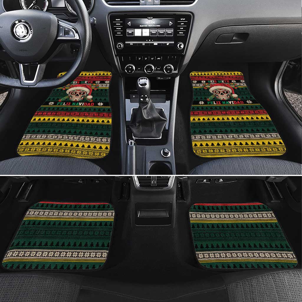 Mexican SEIS Siete 67 Meme Car Mats Feliz Navidad Mexico - Wonder Print Shop