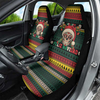 Mexican SEIS Siete 67 Meme Car Seat Cover Feliz Navidad Mexico - Wonder Print Shop