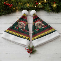 Mexican SEIS Siete 67 Meme Christmas Santa Hat Feliz Navidad Mexico - Wonder Print Shop