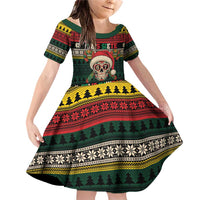 Mexican SEIS Siete 67 Meme Family Matching Off Shoulder Short Dress and Hawaiian Shirt Feliz Navidad Mexico - Wonder Print Shop