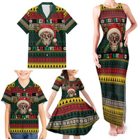 Mexican SEIS Siete 67 Meme Family Matching Tank Maxi Dress and Hawaiian Shirt Feliz Navidad Mexico - Wonder Print Shop