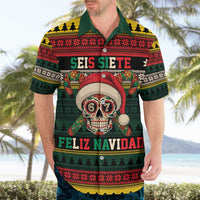 Mexican SEIS Siete 67 Meme Hawaiian Shirt Feliz Navidad Mexico - Wonder Print Shop