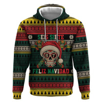 Mexican SEIS Siete 67 Meme Hoodie Feliz Navidad Mexico - Wonder Print Shop