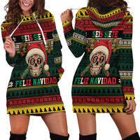Mexican SEIS Siete 67 Meme Hoodie Dress Feliz Navidad Mexico - Wonder Print Shop