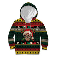 Mexican SEIS Siete 67 Meme Kid Hoodie Feliz Navidad Mexico - Wonder Print Shop
