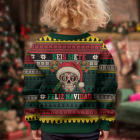 Mexican SEIS Siete 67 Meme Kid Ugly Christmas Sweater Feliz Navidad Mexico - Wonder Print Shop