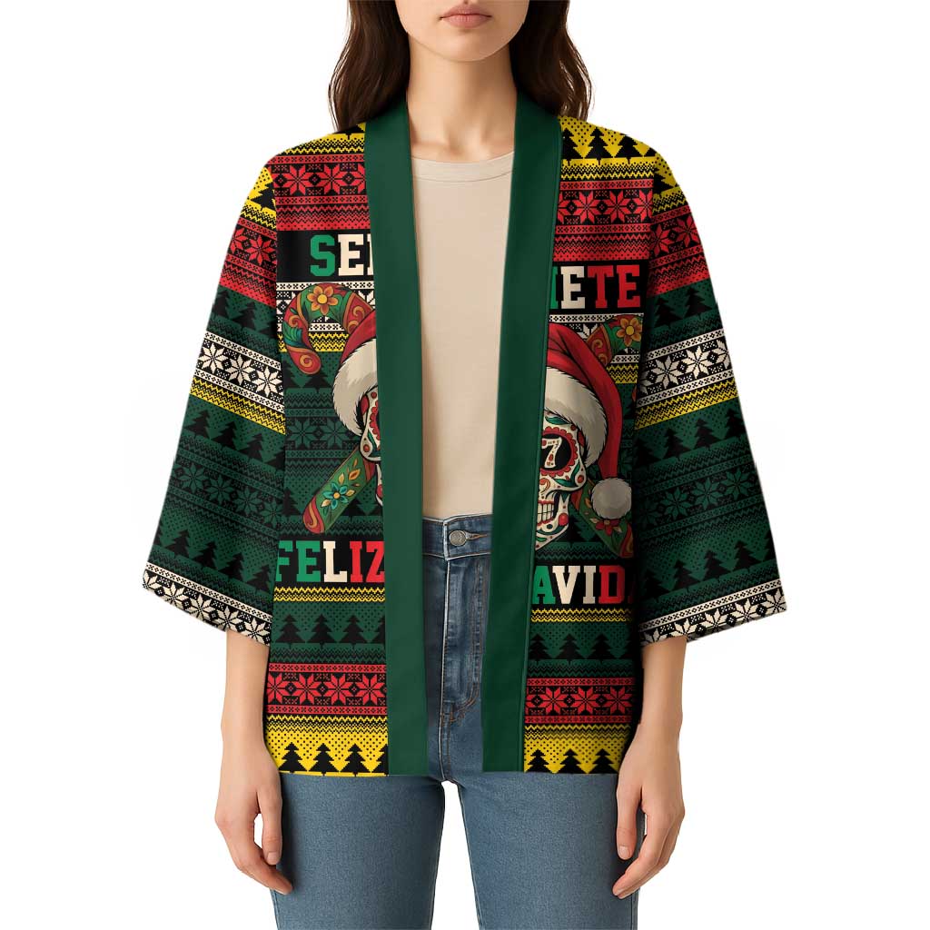 Mexican SEIS Siete 67 Meme Kimono Feliz Navidad Mexico - Wonder Print Shop