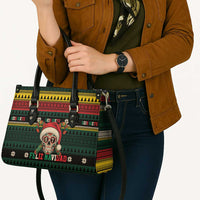 Mexican SEIS Siete 67 Meme Leather Bag Feliz Navidad Mexico - Wonder Print Shop