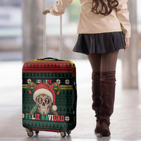 Mexican SEIS Siete 67 Meme Luggage Cover Feliz Navidad Mexico - Wonder Print Shop
