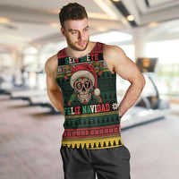 Mexican SEIS Siete 67 Meme Men Tank Top Feliz Navidad Mexico - Wonder Print Shop