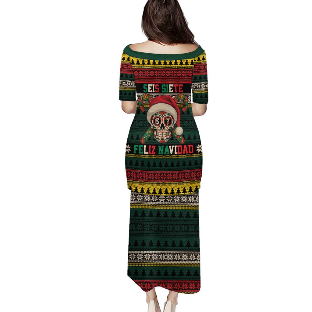 Mexican SEIS Siete 67 Meme Puletasi Feliz Navidad Mexico - Wonder Print Shop