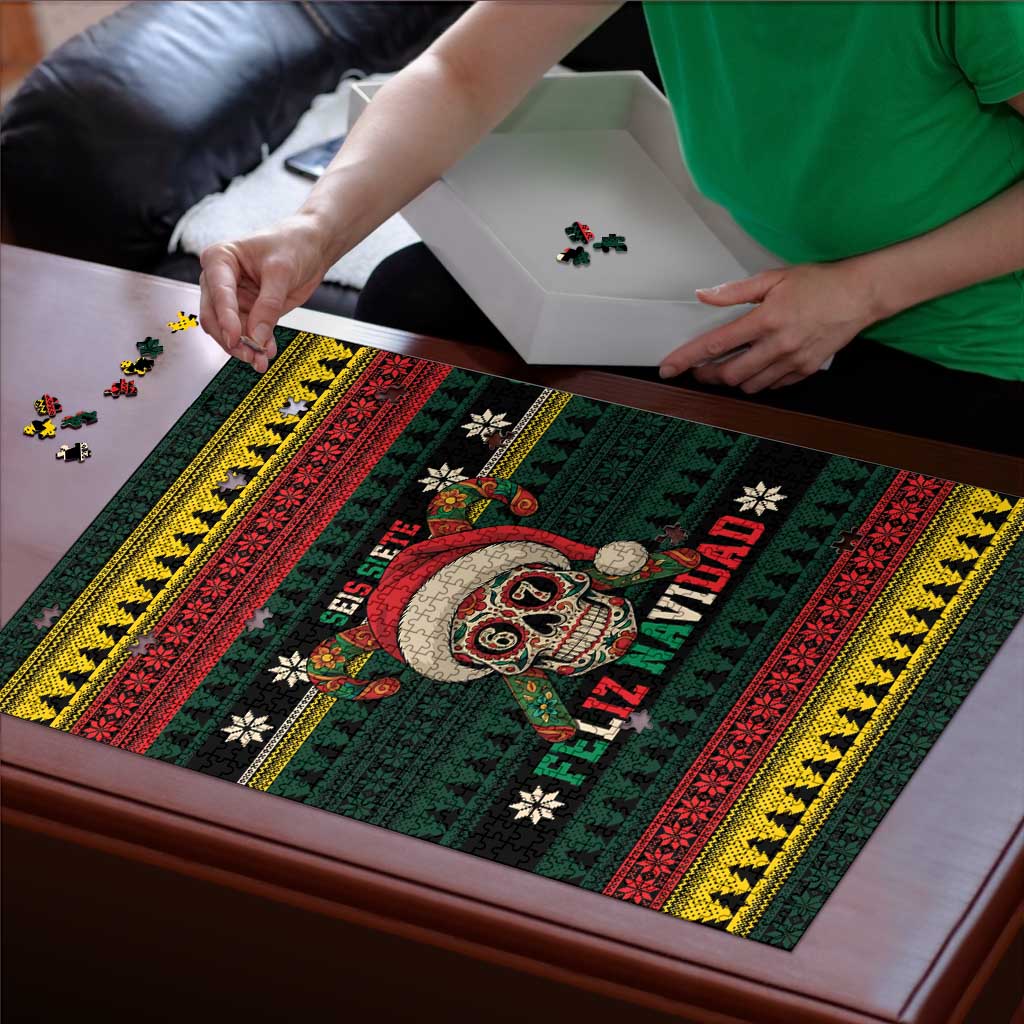 Mexican SEIS Siete 67 Meme Puzzle Feliz Navidad Mexico - Wonder Print Shop