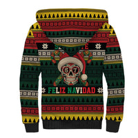 Mexican SEIS Siete 67 Meme Sherpa Hoodie Feliz Navidad Mexico - Wonder Print Shop