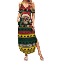 Mexican SEIS Siete 67 Meme Summer Maxi Dress Feliz Navidad Mexico - Wonder Print Shop