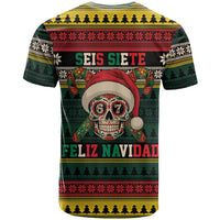 Mexican SEIS Siete 67 Meme T Shirt Feliz Navidad Mexico - Wonder Print Shop
