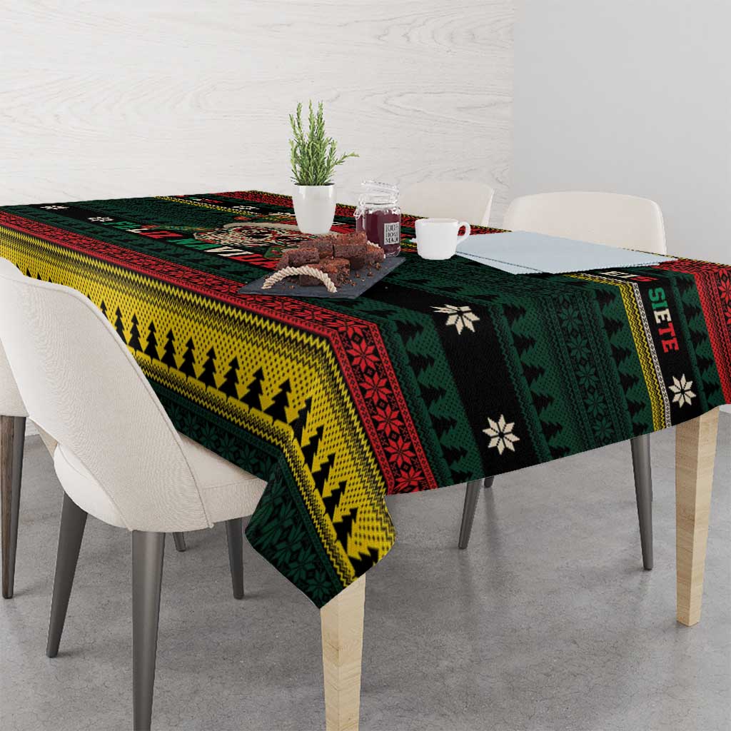 Mexican SEIS Siete 67 Meme Tablecloth Feliz Navidad Mexico - Wonder Print Shop