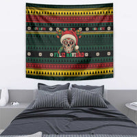 Mexican SEIS Siete 67 Meme Tapestry Feliz Navidad Mexico - Wonder Print Shop