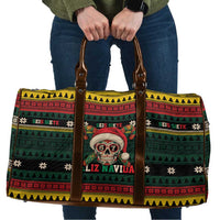 Mexican SEIS Siete 67 Meme Travel Bag Feliz Navidad Mexico - Wonder Print Shop